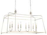 Crystorama Libby Langdon for Sylvan 8-Light Chandelier, Polished Nickel