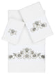 Bella 3 Piece Embellished Towel Set