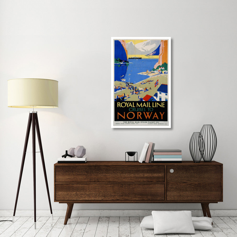 "Royal Mail Cruises / Norway" Digital Paper Print by Daphne Padden, 30"x46"