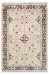 Mogul, One-of-a-Kind Hand-Knotted Area Rug Ivory, 6' 2" x 9' 2"
