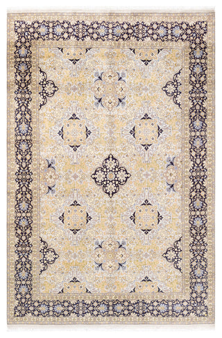 Mogul, One-of-a-Kind Hand-Knotted Area Rug Ivory, 6' 2" x 9' 2"