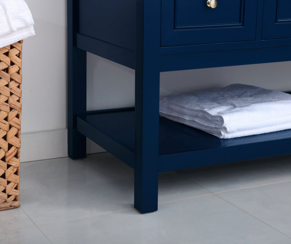 Matilda Single Bathroom Vanity, Blue, 48"