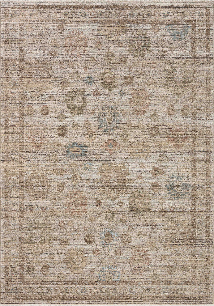 Loloi Priscilla Ivory / Multi 5'-0" x 7'-6" Area Rug