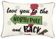 Ivory Love You to the North Pole Lumbar Accent Pillow