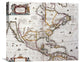 "Map of North America, 1641" Artwork, 22" x 18"