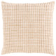 Surya Waffle WFL-006 18"x18" Pillow Cover, Wheat
