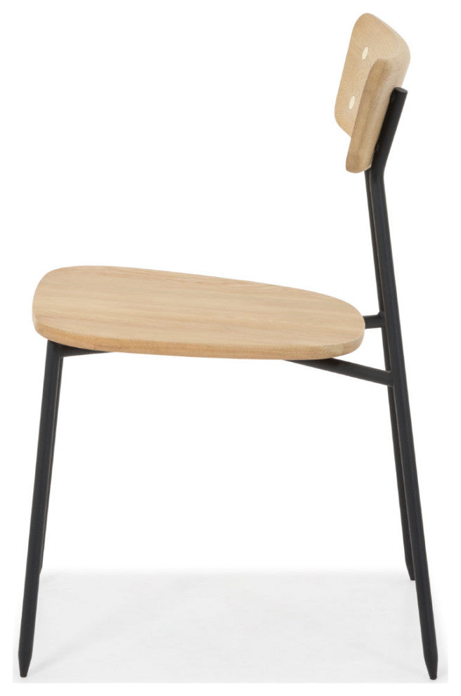 Colton Dining Chair, Light Brown, Set of 2