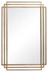 Uttermost Amherst Brushed Gold Mirror