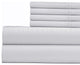 Stripe 700 Thread Count Premier 6-Piece Sheet Set, White, King