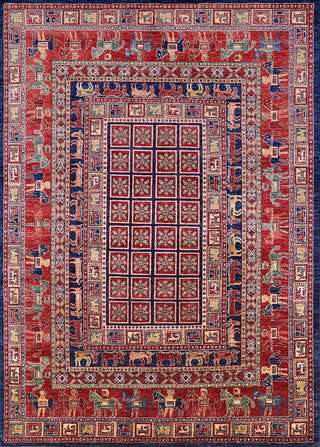 Ahgly Company Indoor Rectangle Mid-Century Modern Area Rugs, 8' x 12'