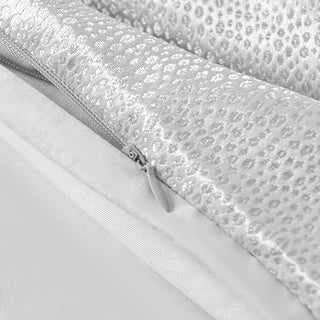 Marilyn Modern Bubble Comforter Set, 3PC, Gray, Super King