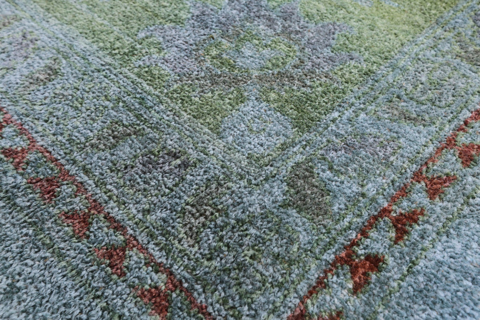 Overdyed Full Pile Hand-Knotted Wool Rug 10' 1" X 14' 0" - WR1602