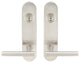 Copenhagen Lever, Tubular Entry, Double Cylinder, Satin Stainless Steel