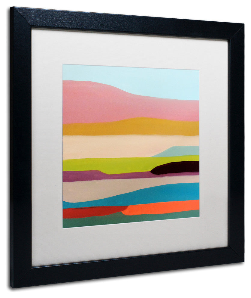 'Alto' Matted Framed Canvas Art by Sylvie Demers