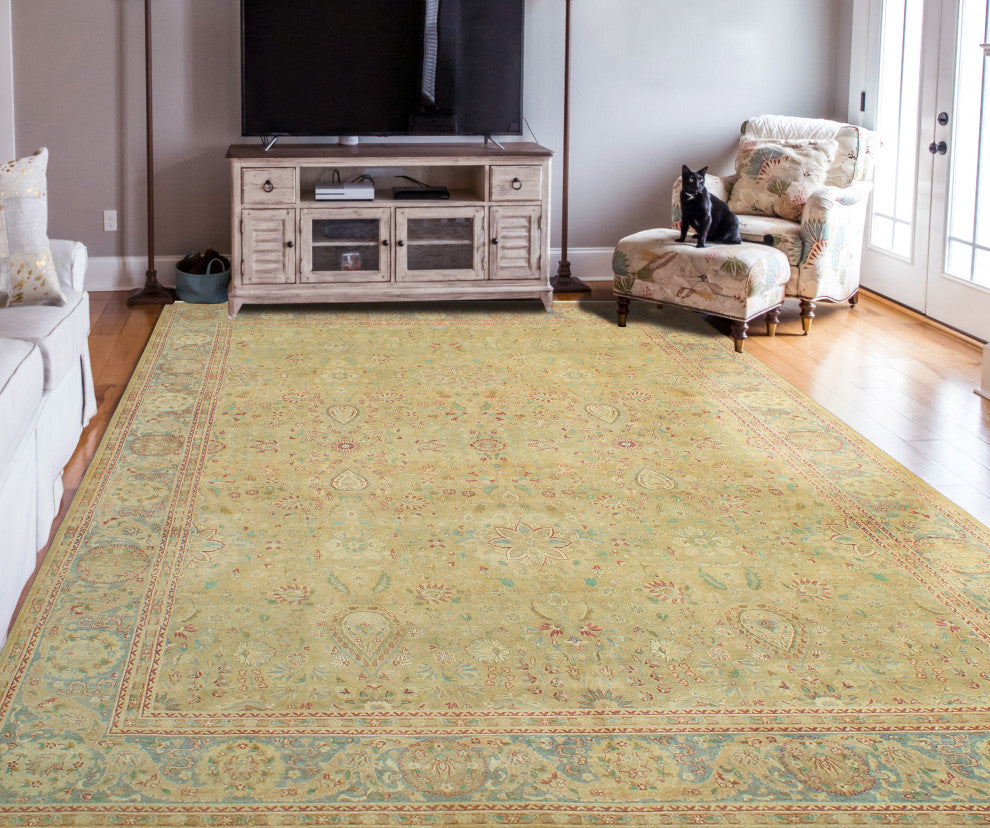 Pak-Persian Cornell Gold/Gray Rug, 7'11x10'4