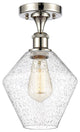 Innovations 516-1C-PN-G654-8-LED 1-Light Semi-Flush Mount, Polished Nickel