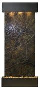 Inspiration Falls Water Fountain, Green Marble, Blackened Copper, Square