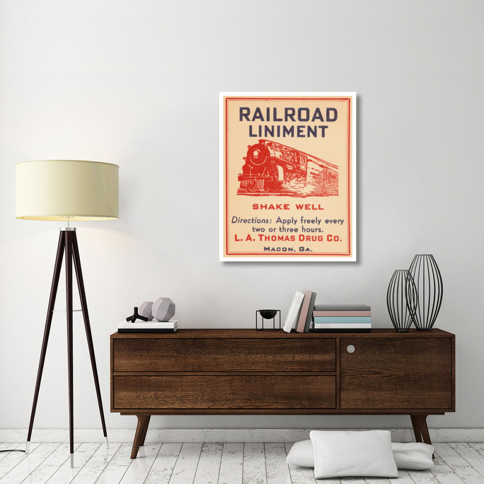 "Railroad Liniment" Digital Paper Print by Vintage Booze Labels, 34"x42"