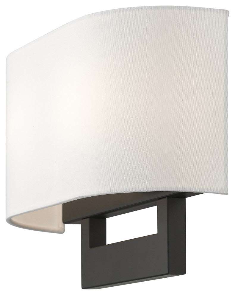 Livex Lighting Wall Sconces 2-Light Black Medium Sconce