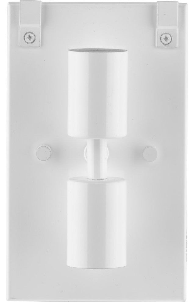 Silva Collection Two-Light Brushed Nickel White Linen Shade Wall Sconce, Brushed Bronze
