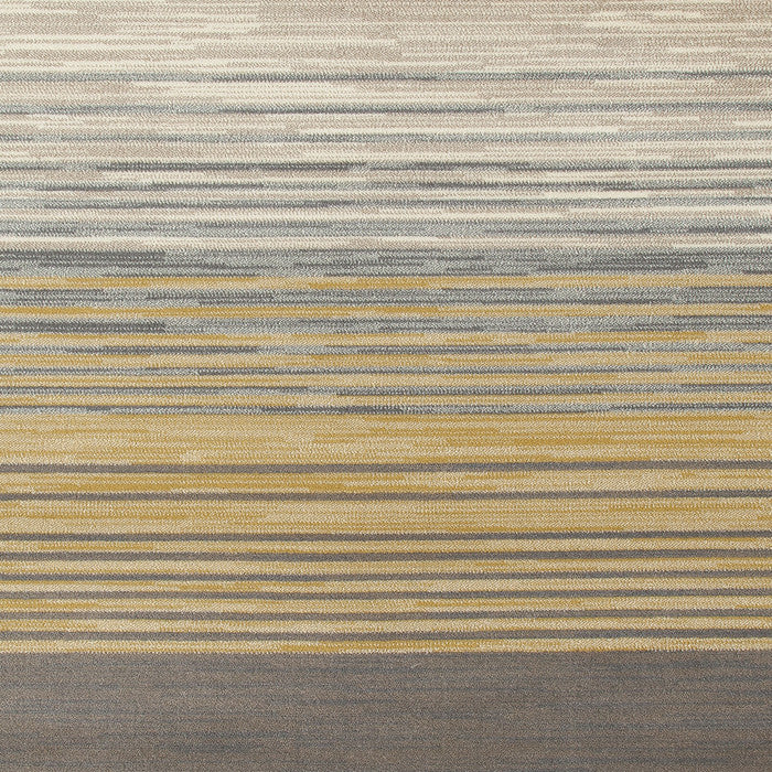 Bastille Heathered Stripe Light Yellow 10'11"x15'Area Rug