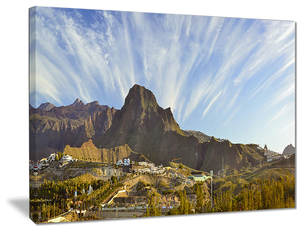 "Sunrise Over EI Teide National Park" Landscape Canvas Print, 20"x12"