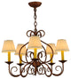 26 Wide Jenna 5 Light Chandelier