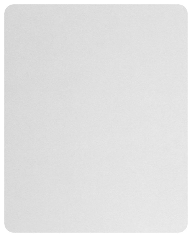 Hardback Shallow Drum Lampshade White Linen Fabric, 14x14x7