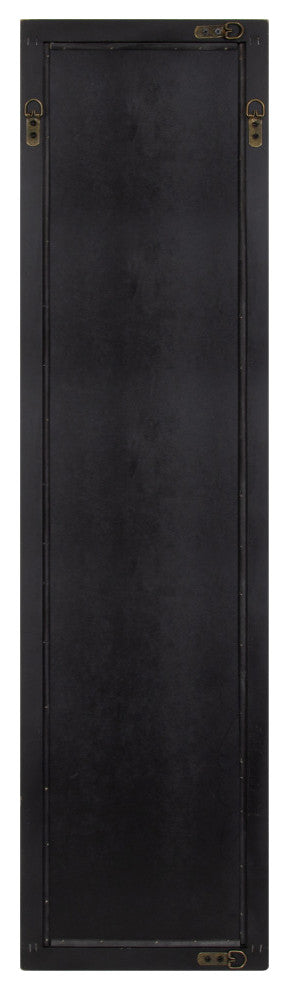 Gramlock Wood Wall Mirror, Gray, 13x48