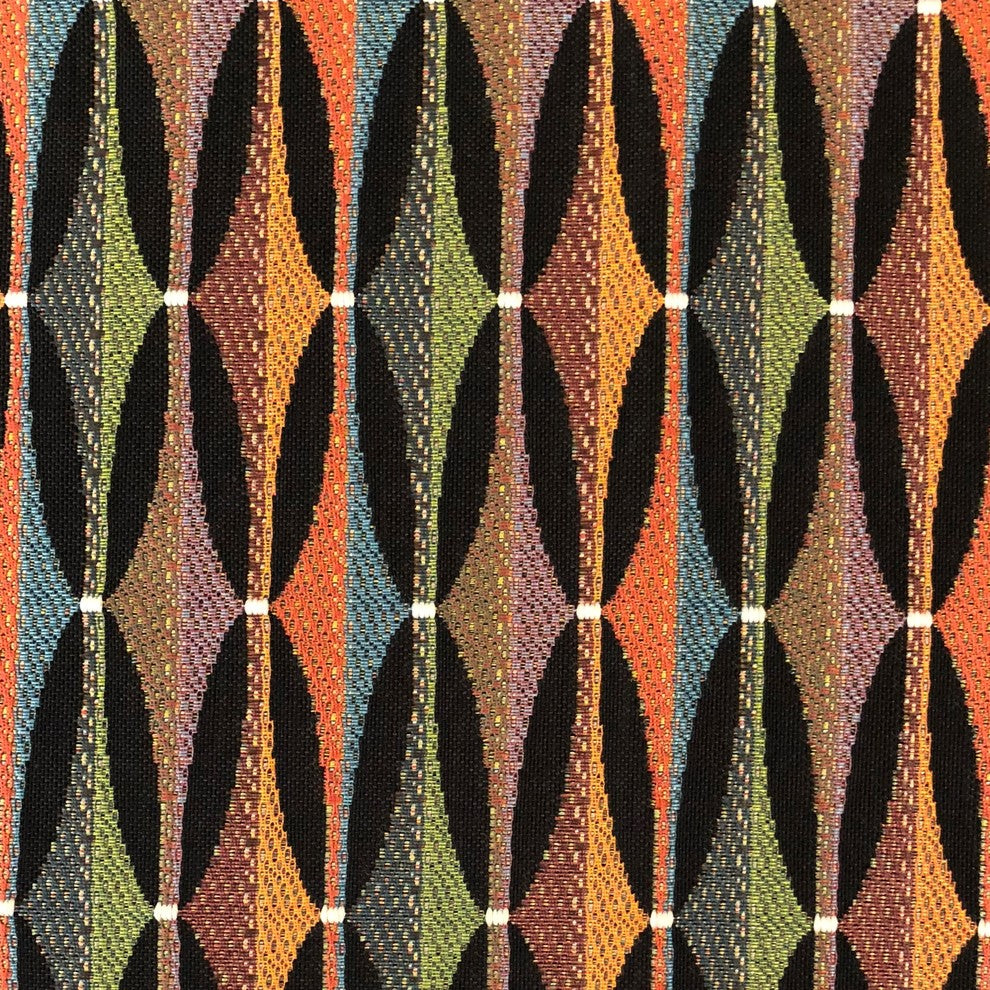 Jazzy Crystal Multicolor Luxury Throw Pillow, 20"x30" Queen