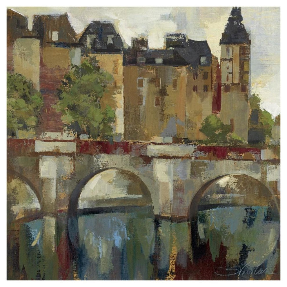 "Paris - Late Summer II" Digital Paper Print by Silvia Vassileva, 42"x42"