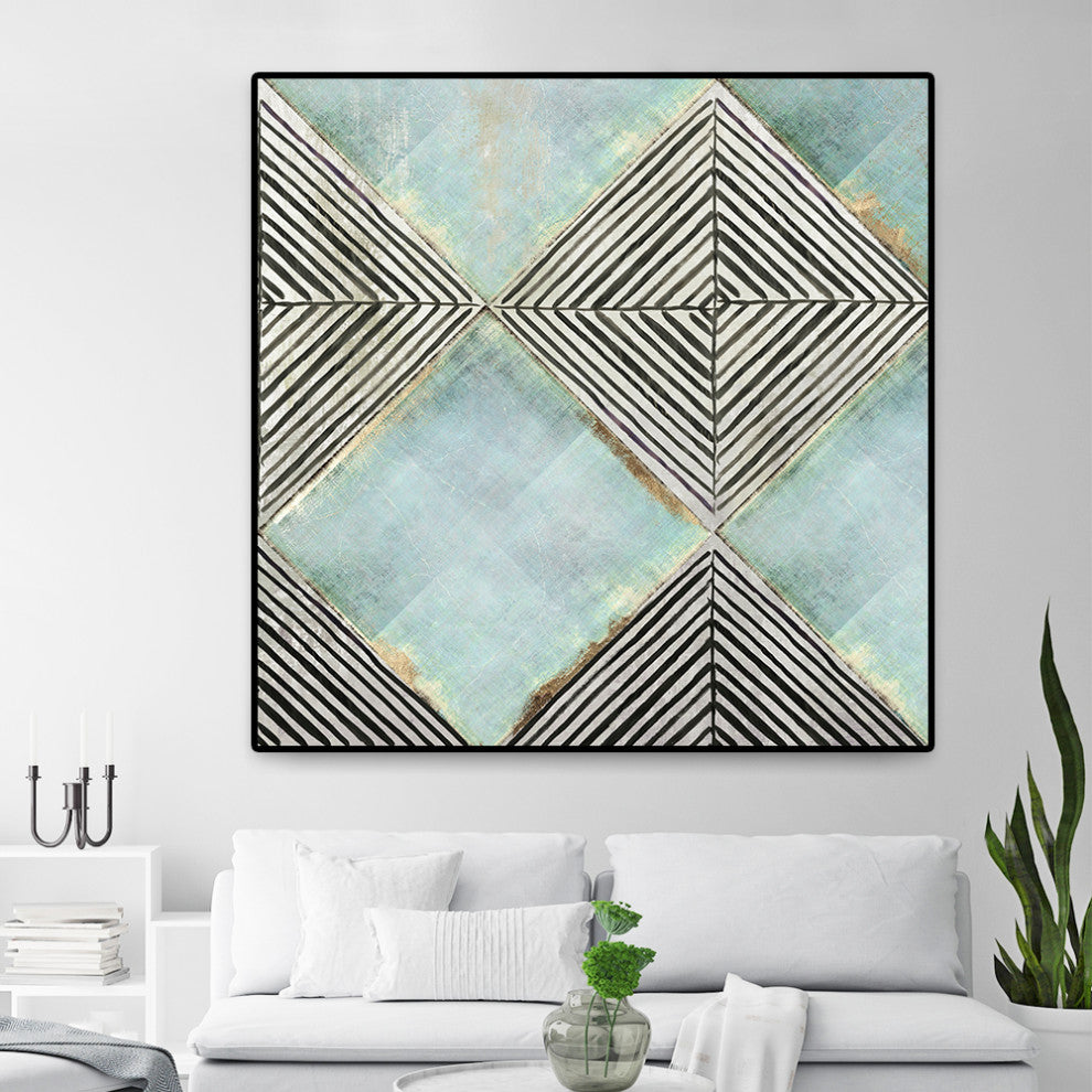 "Revival" Oversized Framed Canvas, 45" x 45"