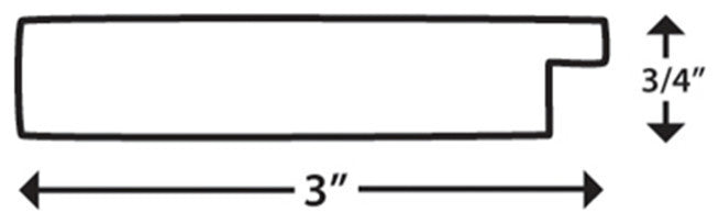 Pendleton Framed Wall Mirror, Grey Oak, 20" X 48"