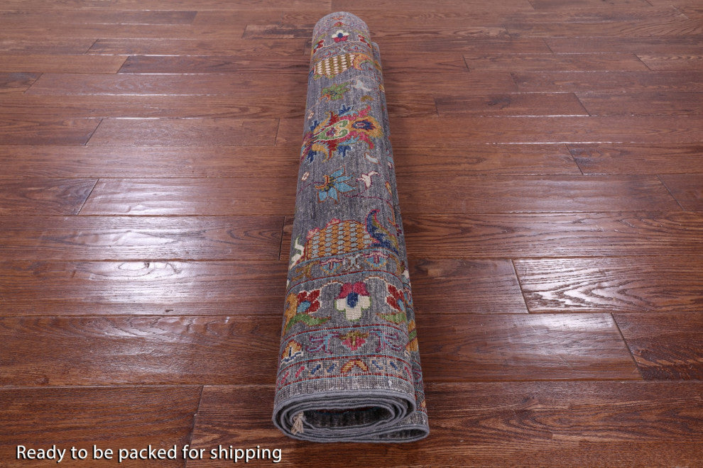 Persian Tabriz Hand Knotted Wool Rug 3' 11" X 6' 3" Q9914