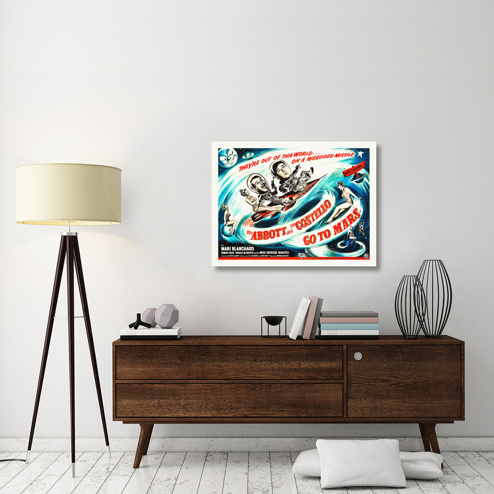 "Abbott & Costello - Go To Mars" Canvas by Hollywood Photo Archive, 40x30"