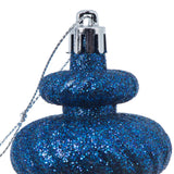 Vickerman Finial 4 Finish Asst 8/Box, Midnight Blue, 4"
