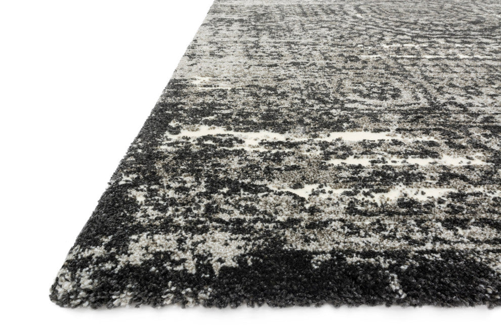 Graphite / Black Viera VR-11 Area Rug by Loloi, 2'5"x7'7"