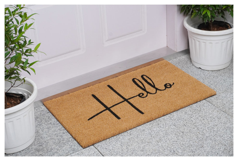 Calloway Mills Kenzo Hello Doormat, 24" X 36"