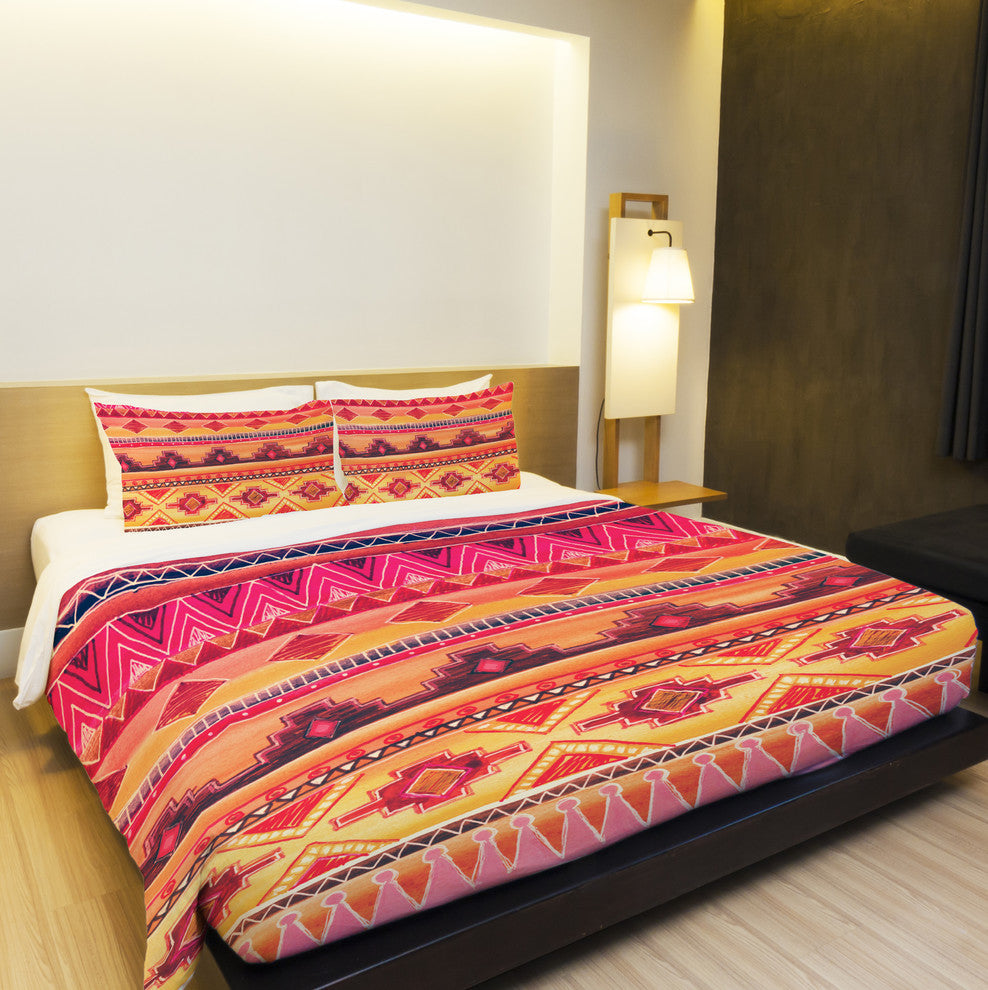 Tequila Sunrise, Multi Lightweight Full Queen Duvet Cover