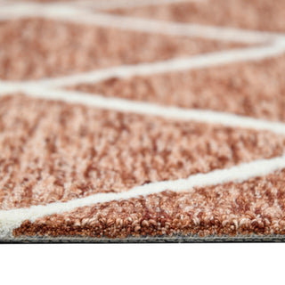 Vista Raton Area Rug, Red, 2' x 3', Geometric