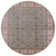 Ahgly Company Indoor Round Mid-Century Modern Area Rugs, 4' Round