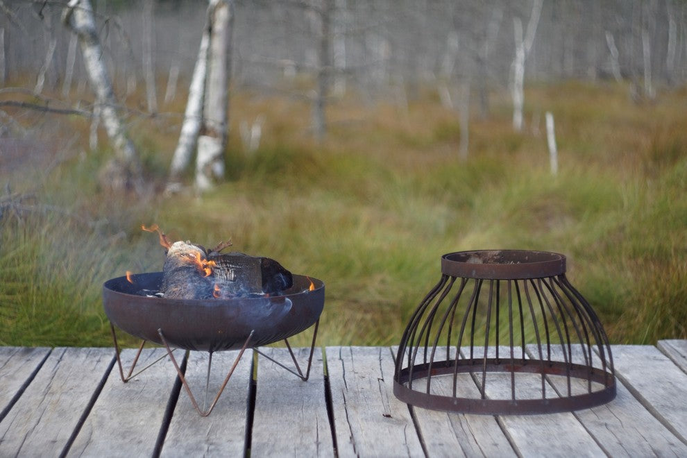 Modern Outdoor Patio Steel Fire Pit NIDA