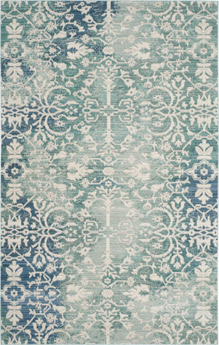 Safavieh Mystique Mys927F Rug, Blue/Ivory, 4'x6'