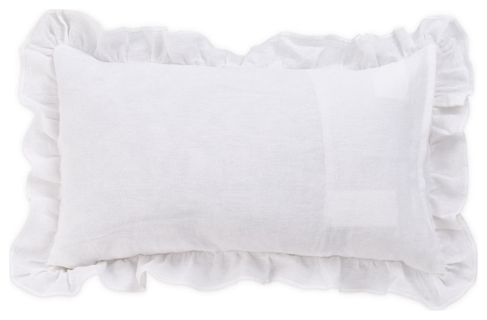 Cherry Hill 6-Piece Queen Linen Duvet Set - White