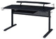 ACME Vildre Metal Frame Gaming Table with USB Port and LED Light in Black