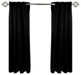 Heavy Duty Drapery Panel 52"x96" 1 Panel, Black