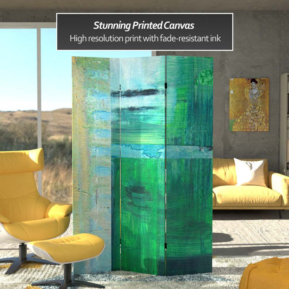 6' Tall Double Sided Ravello Canvas Room Divider