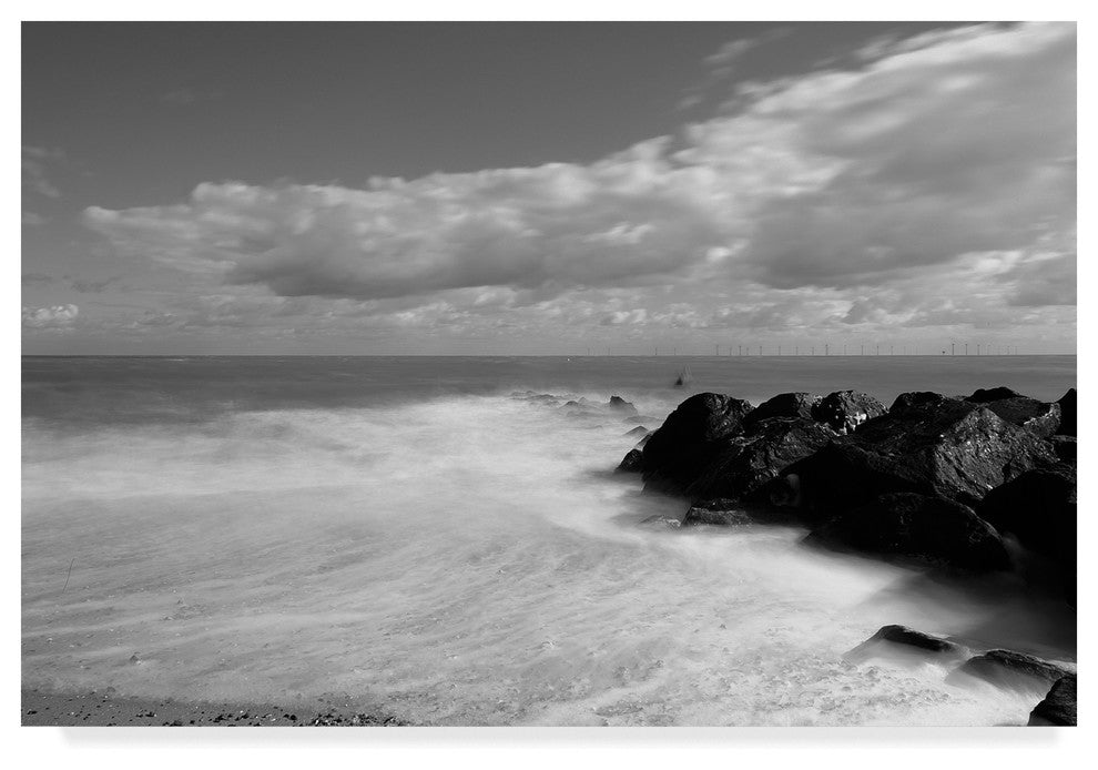 "Waves Crashing" by Claire Doherty, Canvas Art