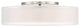 Metropolis 30" LED Semi Flush Mount 3000K, Brushed Nickel