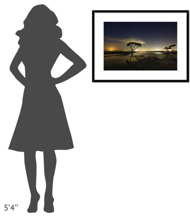 "Moonrise" Framed Digital Print by Mel Brackstone, 32x24"